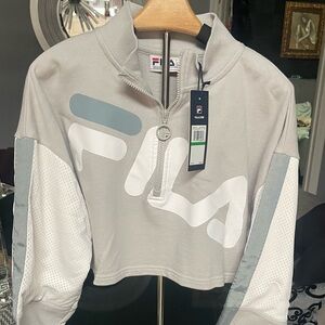 New - FILA Crop Sweatshirt - Size L